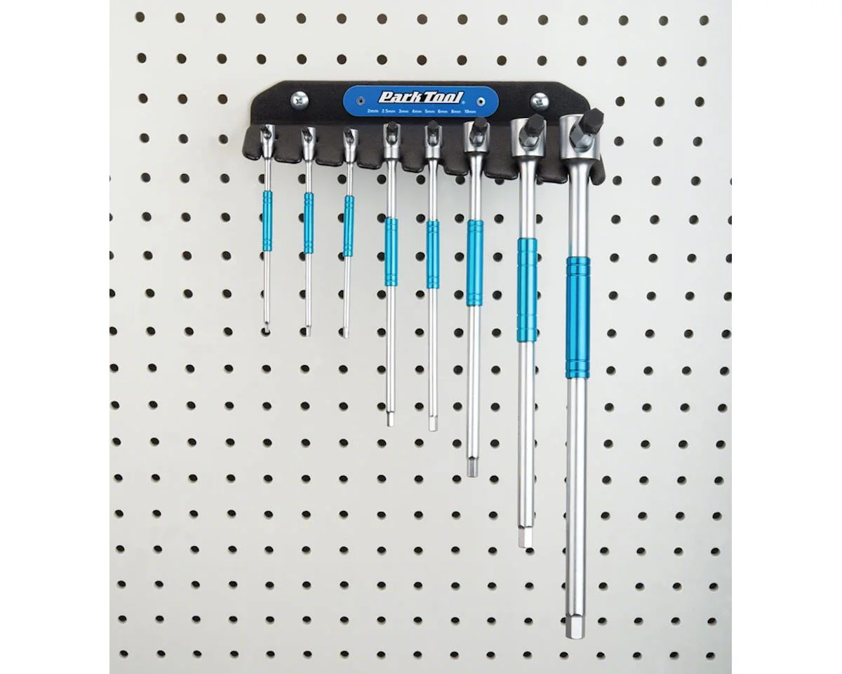 Park Tool THH Sliding T-Handle Hex Wrenches (Silver/Blue) (Complete Set) - view 2